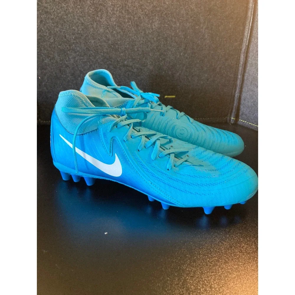 Nike Phantom Luna II Academy FJ2585-400 Blue Fury Soccer Cleats Size 7